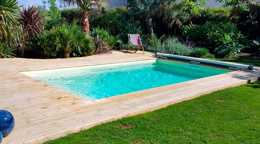 Piscine coque sable